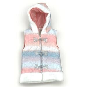 Little Lass Hooded Vest 6x
